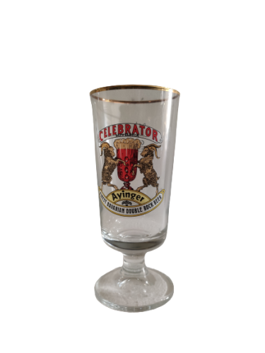 Pozłacany Pokal z nóżką, Ayinger 0,3l