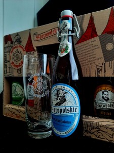 Zestaw STAROPOLSKI + Szklanka 4x500ml, Browar Staropolski