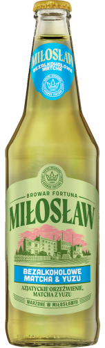 MIŁOSŁAW bezalkoholowe MATCHA &amp; YUZU 0,5l _ butelka transparentna.png