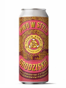 Browar Trzech Kumpli, Piwo w stylu Grodziskie z Grilowanymi Cytrynami i Czerwonym Pieprzem [puszka] 