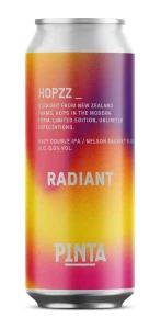 Browar PINTA,  Piwo HOPZZ_ Radiant (Hazy Double IPA) [puszka] 
